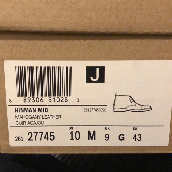 clarks hinman mid mahogany